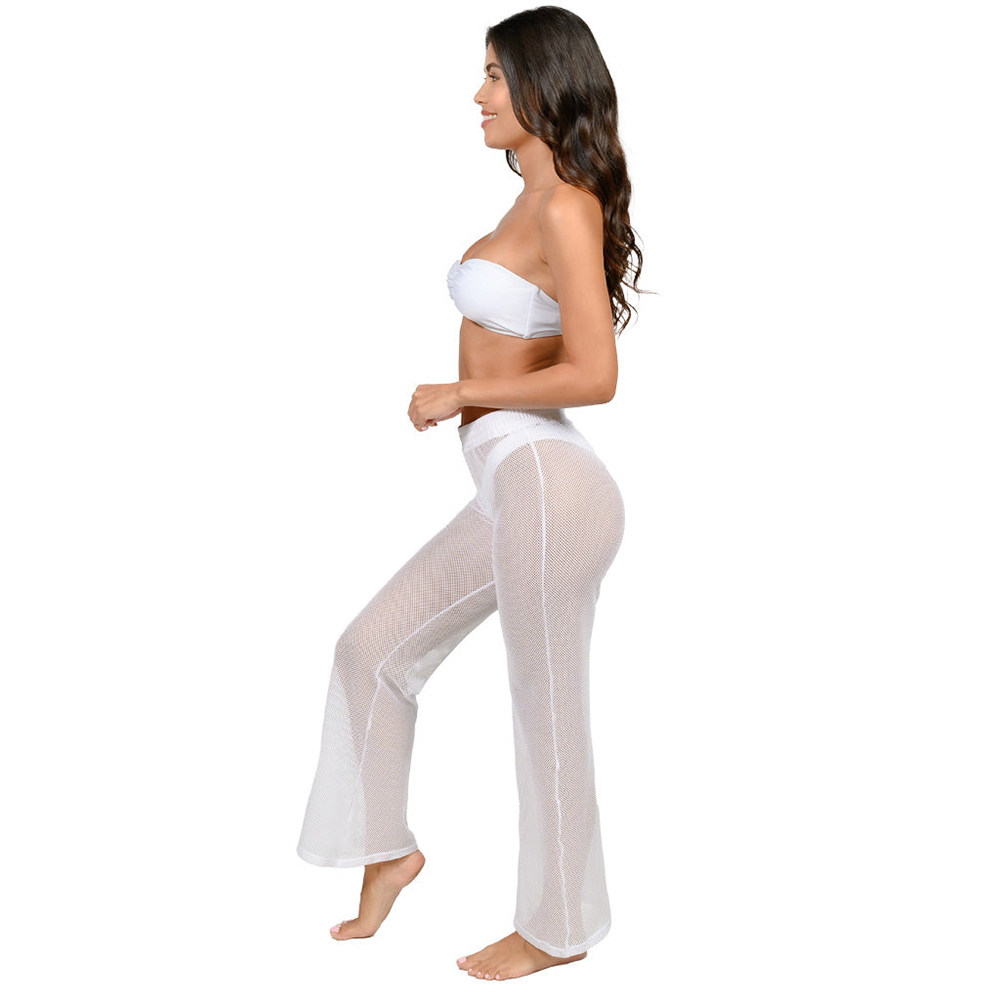 Pantalon Ingear calado delgado blanco - Imagen 3