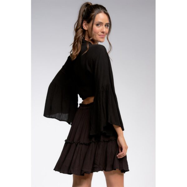 Crop Top Elan negro - Imagen 2