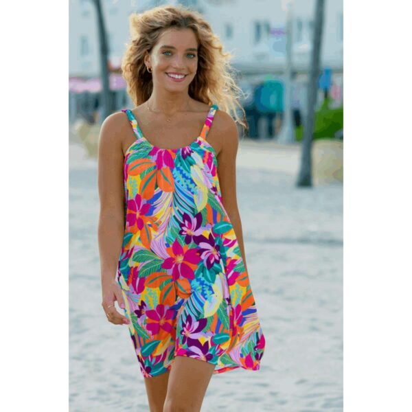Vestido Ingear corto Wildflower Whimsy lycra mujer