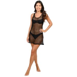 Salida Ingear sin mangas calada gruesa negra