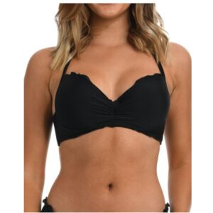 Top Hobie ruffle underwire negro mujer