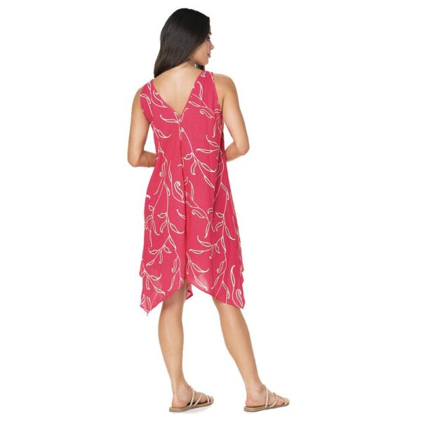 Vestido Garotas corto Turbinata rojo - Imagen 3