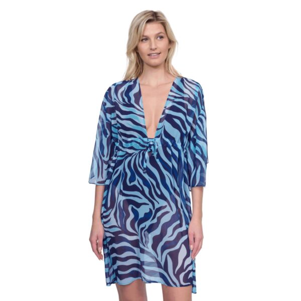 Vestido Gottex corto Wildest Dream azul