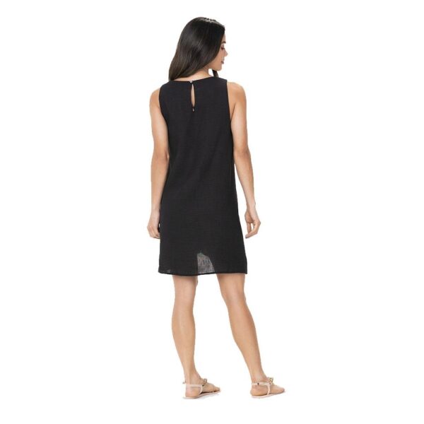 Vestido Garotas corto sin mangas negro - Imagen 3