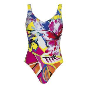 Calzoneta Sunflair 72149 amarillo flores rosadas