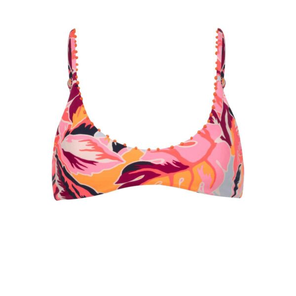 Top Maaji SP25 Coral Leafy Liberties - Imagen 4