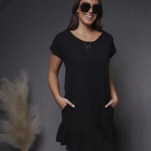 Vestido Giocam Amanda corto negro
