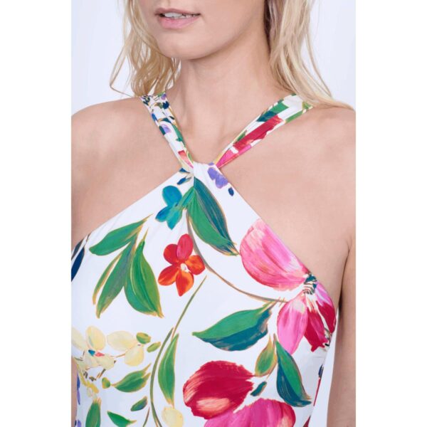 Calzoneta Gottex Garden Dream cuello alto blanca - Imagen 3