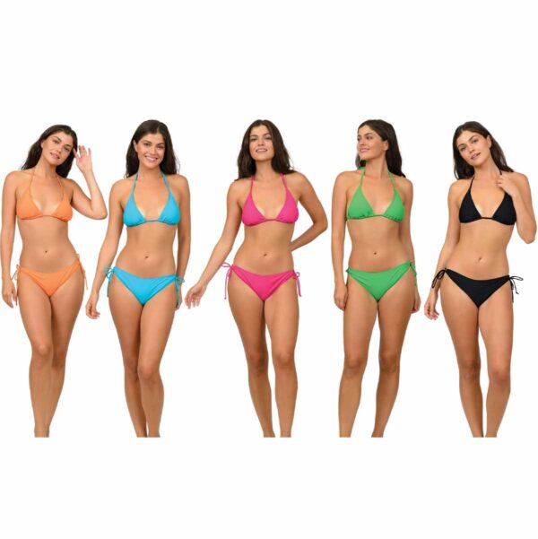 Bikini Poetry in Ocean SS 2 pz triangulo celeste mujer - Imagen 2