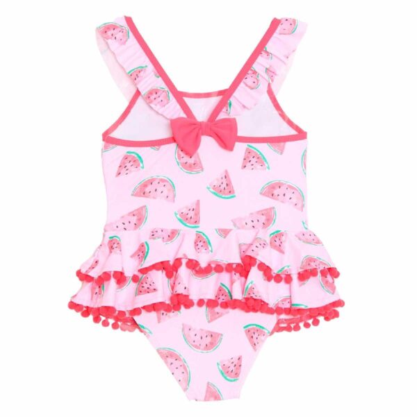 Calzoneta Real Love SS ruffle y ponpones sandia niña 2T-4T - Imagen 2