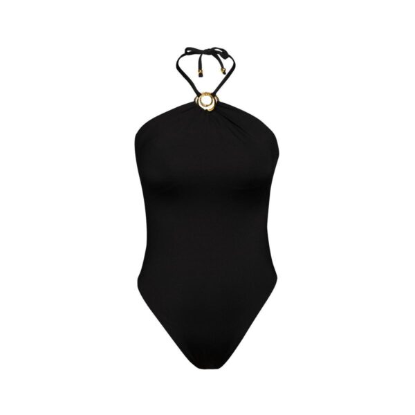 Calzoneta Sunshine 79 solida negra cuello alto - Imagen 3