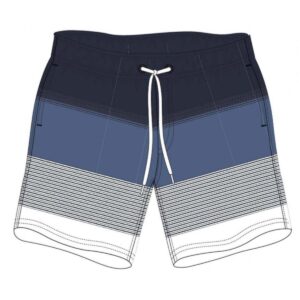 Calzoneta Exist bloque azul a blanco hombre
