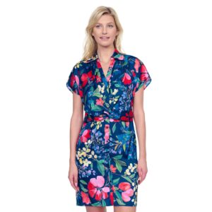 Vestido Gottex corto Garden Dream azul