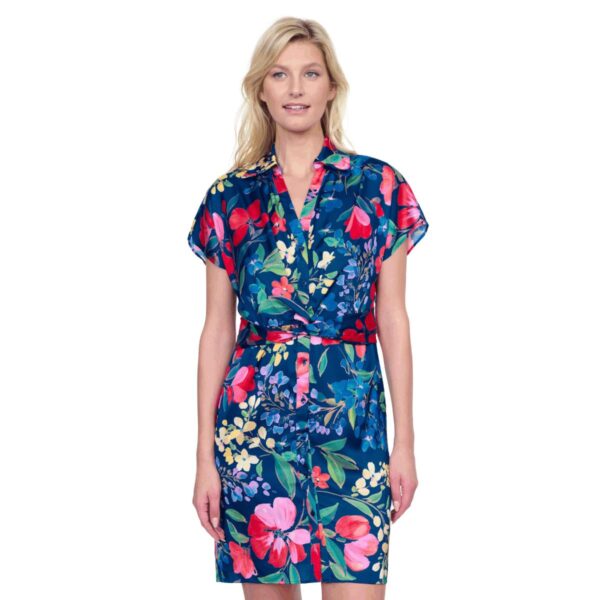 Vestido Gottex corto Garden Dream azul