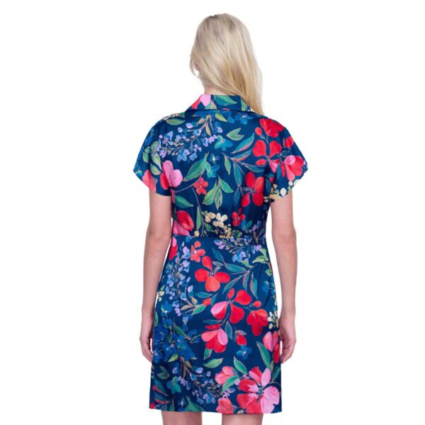 Vestido Gottex corto Garden Dream azul - Imagen 2