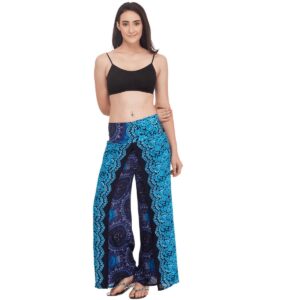 Pantalon India Boutique abierto mandala print surtido mujer