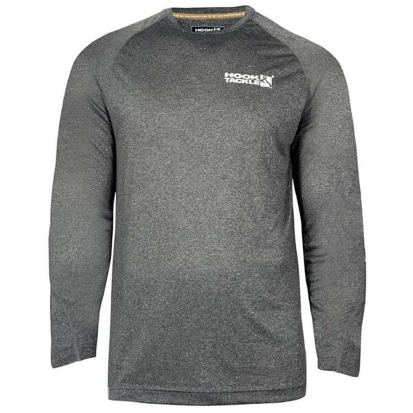 Rashguard Hoook & Tackle Seamount M/L gris carbon hombre
