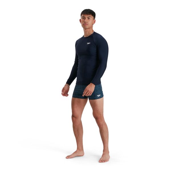 Rashguard Speedo M/L Essential hombre azul - Imagen 3
