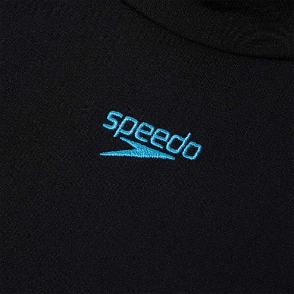 Rashguard Speedo M/L niño negro/celeste/naranja - Imagen 3