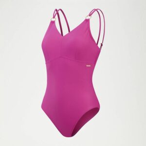 Calzoneta Speedo Shaping Strappy mujer fucsia