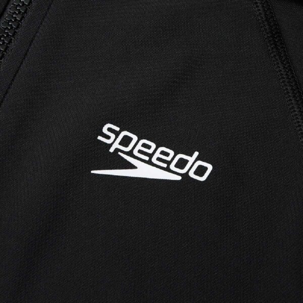 Rashguard Speedo M/L zipper mujer negro - Imagen 2