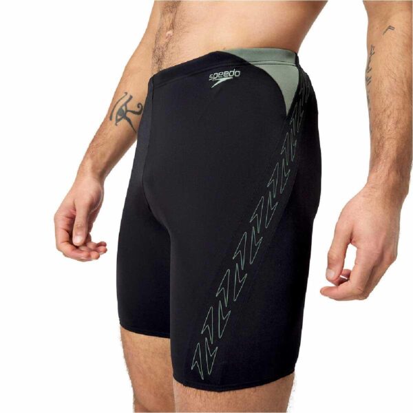 Jammer Speedo Endurance+ HyperBoom Splice hombre negro/verde musgo - Imagen 2