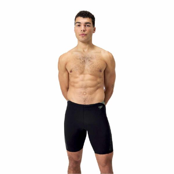 Jammer Speedo Endurance+ HyperBoom Splice hombre negro/verde musgo - Imagen 4