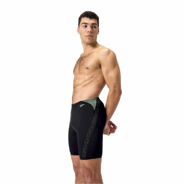 Jammer Speedo Endurance+ HyperBoom Splice hombre negro/verde musgo - Imagen 5