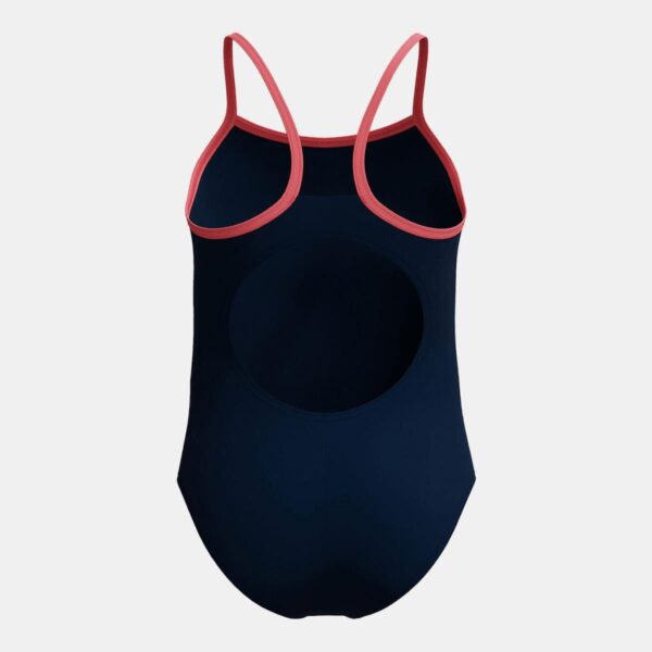Calzoneta Speedo Plastisol Placement Thinstrap Muscleback niña negro/coral - Imagen 3