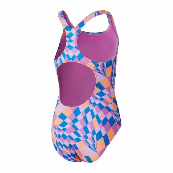 Calzoneta Speedo Allover Printed Medalist niña cuadros rosados - Imagen 2