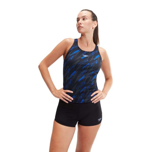 Tankini Speedo Endurance+ HyperBoom 2pzas mujer negro/azul - Imagen 3