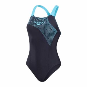 Calzoneta Speedo Medley Logo Medalist mujer azul/celeste
