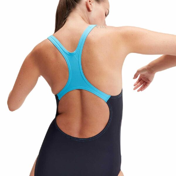 Calzoneta Speedo Medley Logo Medalist mujer azul/celeste - Imagen 5