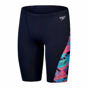 Jammer Speedo Endurance+ Allover Digi V-Cut hombre azul/rojo