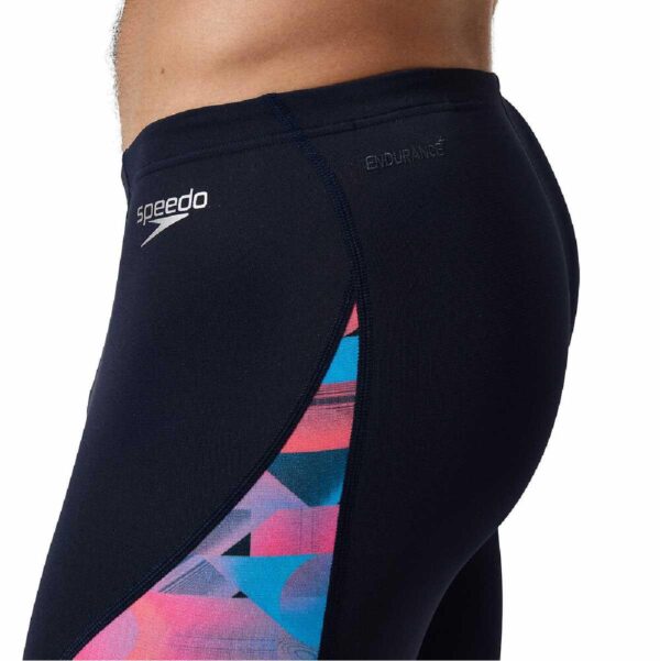 Jammer Speedo Endurance+ Allover Digi V-Cut hombre azul/rojo - Imagen 2