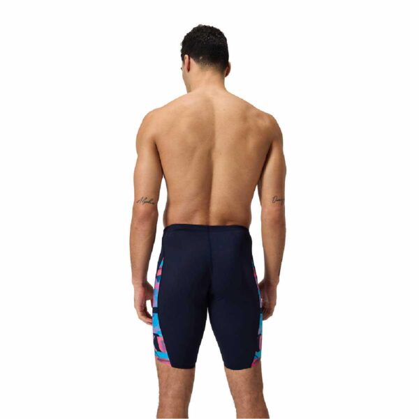 Jammer Speedo Endurance+ Allover Digi V-Cut hombre azul/rojo - Imagen 5