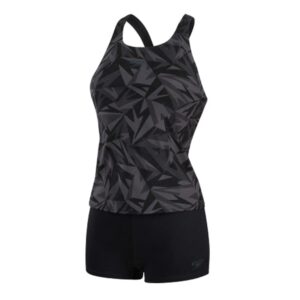 Tankini Speedo HyperBoom 2pzas mujer negro/gris