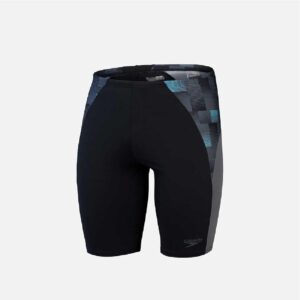 Jammer Speedo Endurance+MAX Splice hombre negro/cuadros grises