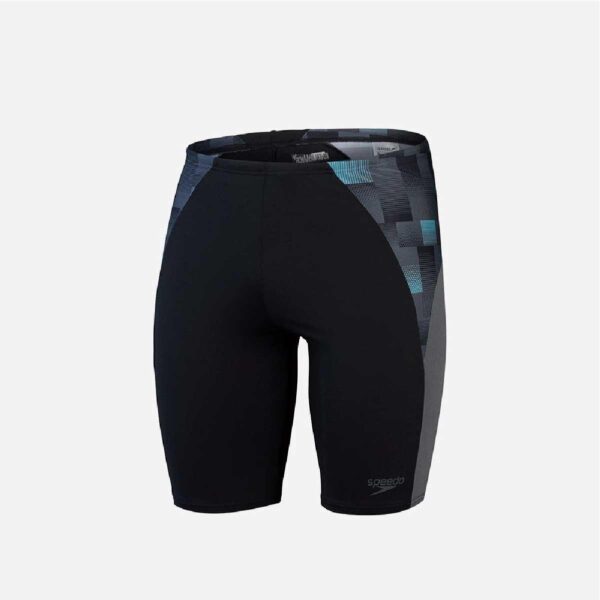 Jammer Speedo Endurance+MAX Splice hombre negro/cuadros grises