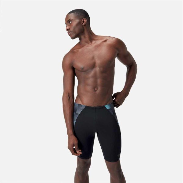 Jammer Speedo Endurance+MAX Splice hombre negro/cuadros grises - Imagen 6