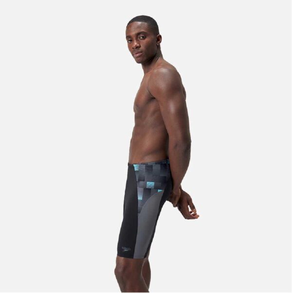 Jammer Speedo Endurance+MAX Splice hombre negro/cuadros grises - Imagen 8