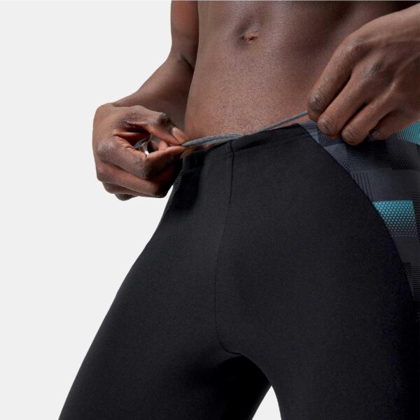 Mid Jammer Speedo Endurance+MAX Splice hombre negro/cuadros grises - Imagen 2