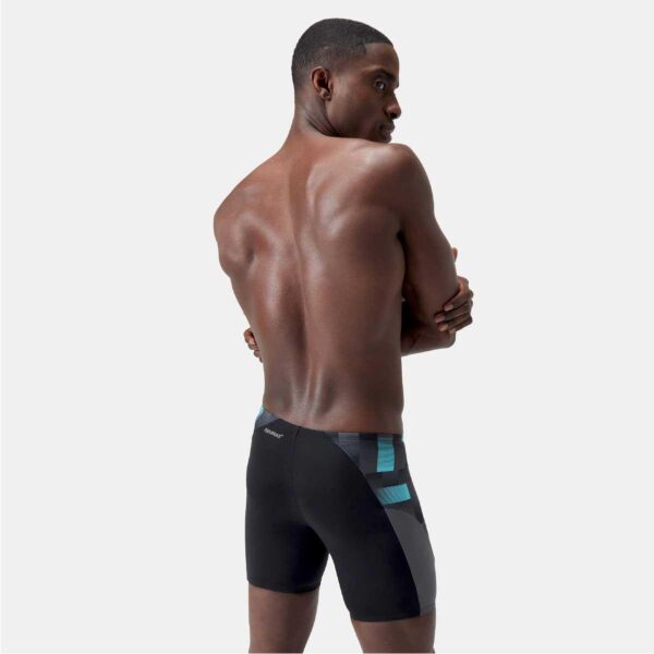 Mid Jammer Speedo Endurance+MAX Splice hombre negro/cuadros grises - Imagen 4