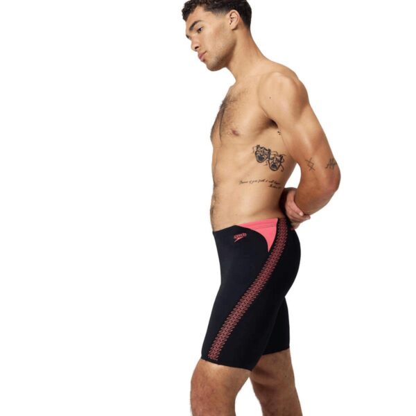 Jammer Speedo Endurance+ HyperBoom Splice hombre negro/coral - Imagen 2