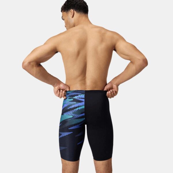 Jammer Speedo Endurance+ HyperBoom V-Cut hombre negro/rayas azules - Imagen 3