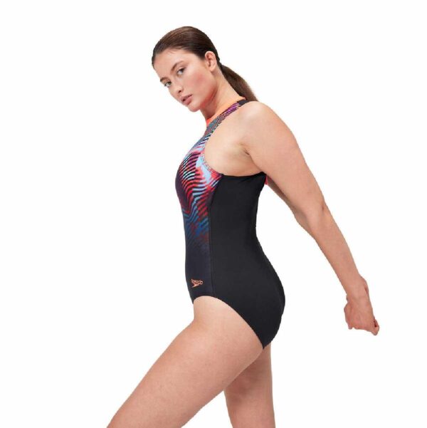 Calzoneta Speedo Endurance+MAX Hydrasuit mujer negro/rojo - Imagen 6