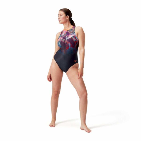 Calzoneta Speedo Endurance+MAX Hydrasuit mujer negro/rojo - Imagen 7