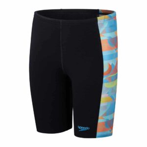 Jammer Speedo Digital Panel niño negro/celeste/naranja