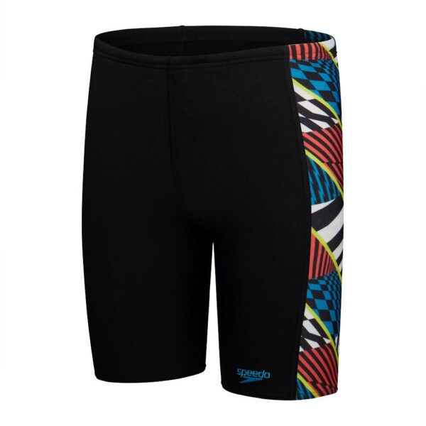 Jammer Speedo Digital Panel niño negro/diseño lineas