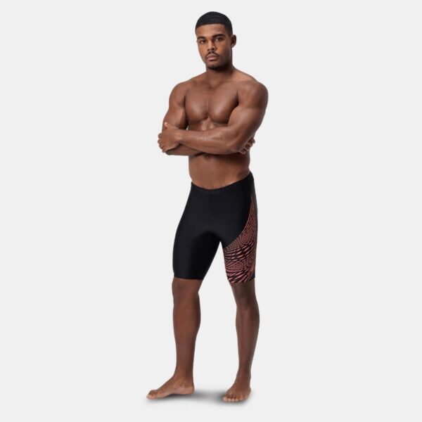 Jammer Speedo Medley Logo hombre negro/coral - Imagen 2